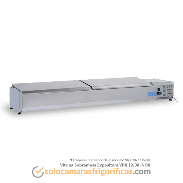 Vitrina Sobremesa VRX 12/38 INOX - EUROFRED Vitrina Sobremesa VRX 12/38 INOX - EUROFRED