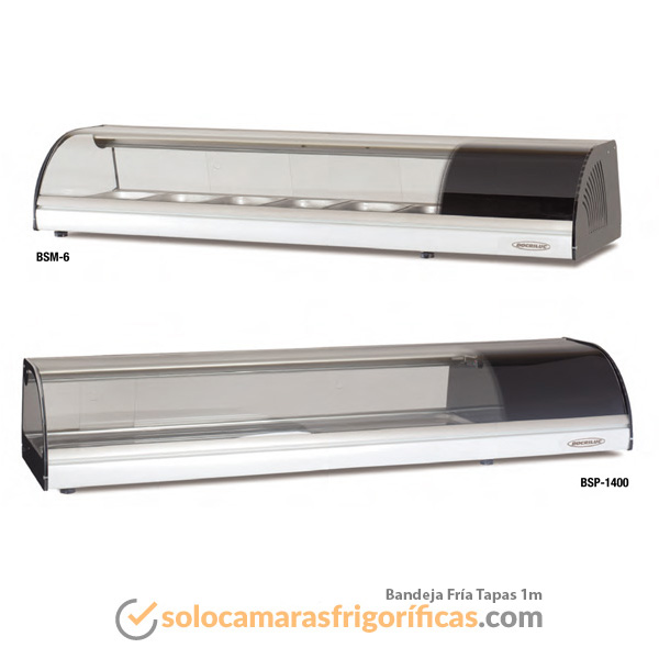 Bandeja Fría para Tapas Bar 1m