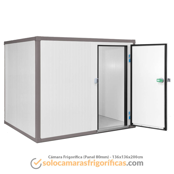 Cámara Frigorífica KIDE - 136x136x200cm (Panel 80mm)