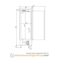 Ficha Técnica Armario Congelación SNACK ACS 75