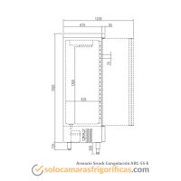 Ficha Técnica Armario Congelador SNACK ARC 55 E