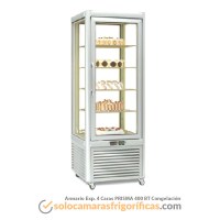 Armario Expositor Congelador 4 Caras PRISMA 400 BT