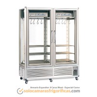 Armario Expositor Refrigeración 4 Caras MEAT- Especial Carne