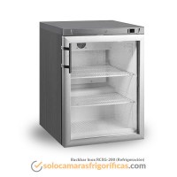 Armario Expositor Refrigerador Backbar Inox RCXG 200