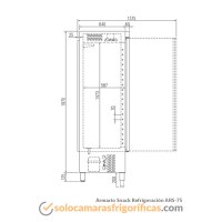 Ficha Técnica Armario Refrigeración SNACK ARS 75