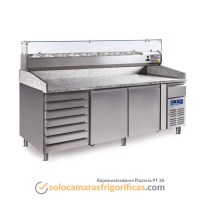 Bajomostrador Pizzería PT 26 EUROFRED