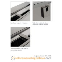 Detalles Bajomostrador Botellero BTL 2000 - EUROFRED