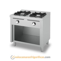 Cocina Industrial 600 ESTANTE 2 FUEGOS C2F600E FAINCA