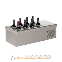 Conservador de Vinos Inox DV 8