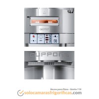 Horno de Pizza CUPPONE - GIOTTO 110 (Detalles)