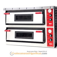 Horno de Pizza EUROFRED - NAPOLI XL9+9 (2 pisos)