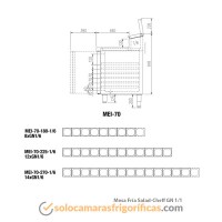 Ficha Técnica Mesa Fría Salad-Cheff GN 1/1
