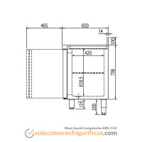 Ficha Técnica Mesa Snack Congelación - BMC-150