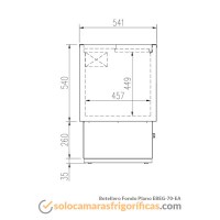 Ficha Técnica Nevera Botellero Fondo Plano EBEG 70 EA
