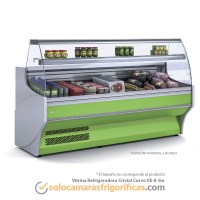 Vitrina Expositora Refrigerada Cristal Curvo VE8 3m