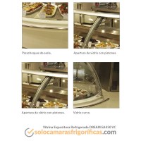 Detalles Vitrina Expositora Refrigerada DREAM EA450 VC - EUROFRED