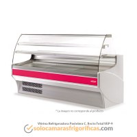 Vitrina Expositora Refrigerada Pastelera Cristal Recto Total VEP-9