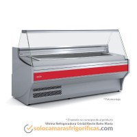 Vitrina Expositora Refrigerada Recto - Baño Maria