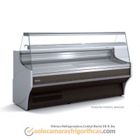 Vitrina Expositora Refrigerada Cristal Recto VE8 2m