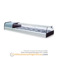 Vitrina Sobremesa CITY 4 TAPAS - EUROFRED