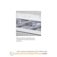 Detalles Vitrina Sobremesa CITY 6 TAPAS SUSHI - EUROFRED