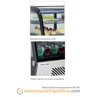 Detalles Expositor Sobremostrador RC100 - EUROFRED