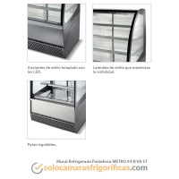 Detalles Mural Expositor Pastelería - METRO 93 N VA ST